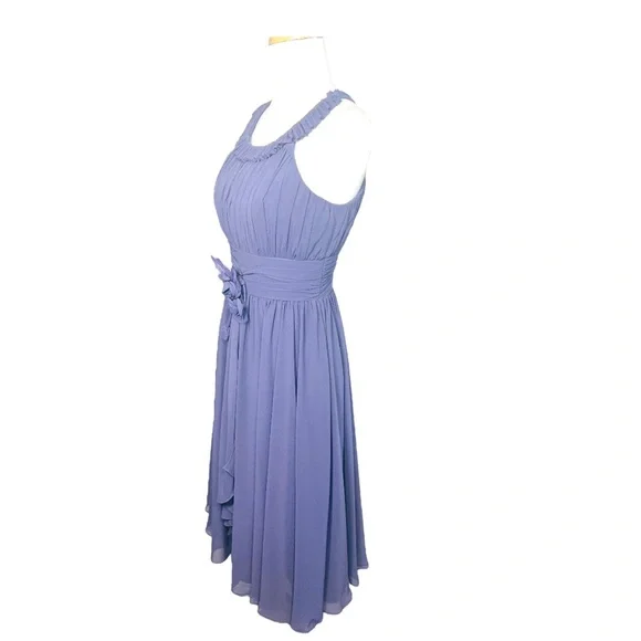Mori Lee by Madeline Gardner Sleeveless Chiffon DressLilac Size 7/8 Never Worn - Picture 11 of 14